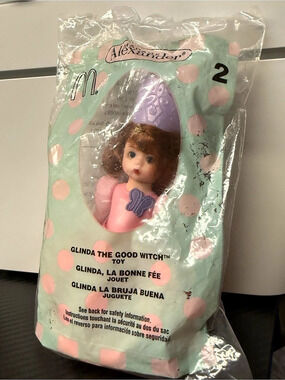 McDonald's Glinda the Good Witch Toy Glinda Doll Pink & Green NWT
